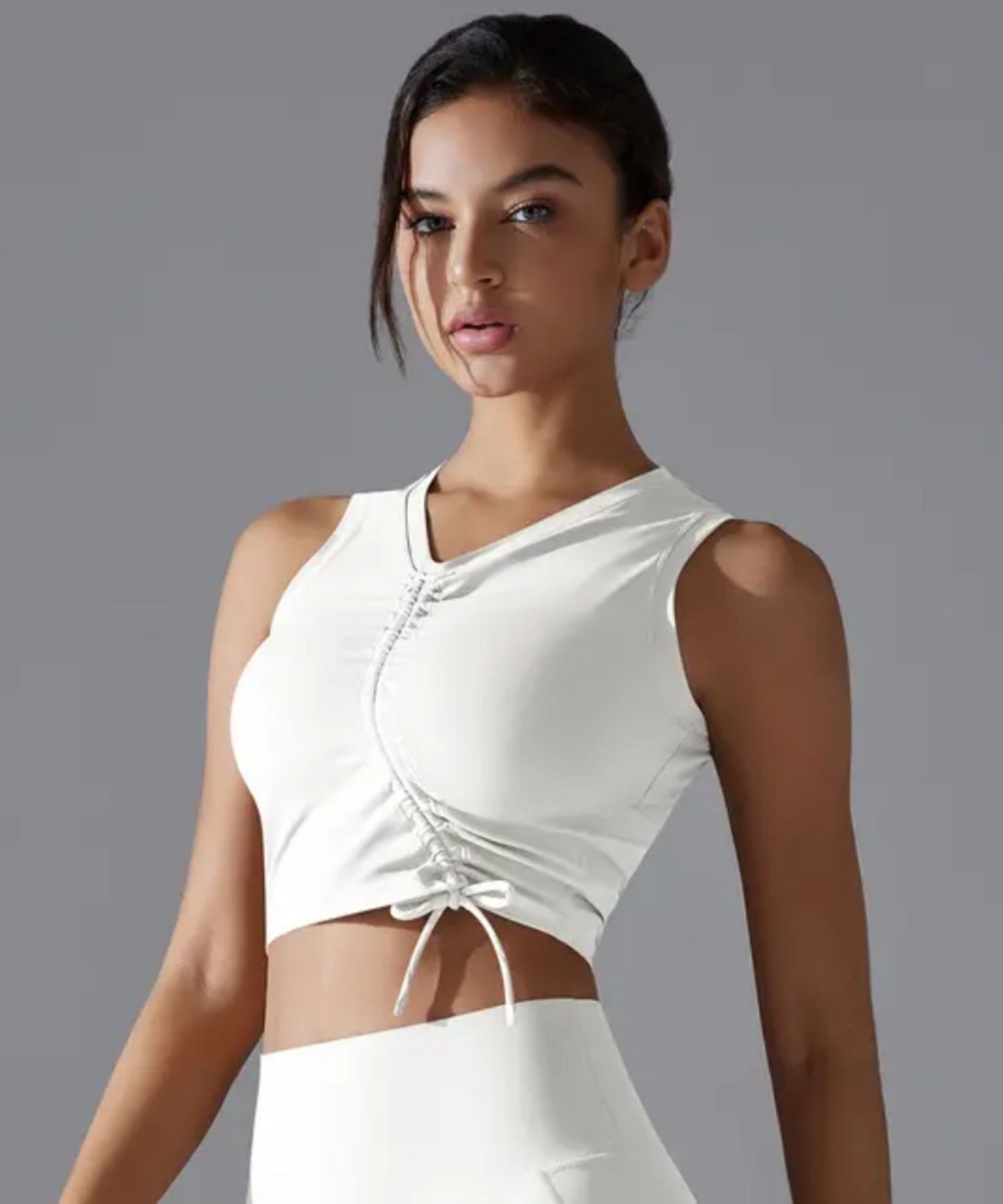 Cropped Padded Tank Top ANJE REBEL