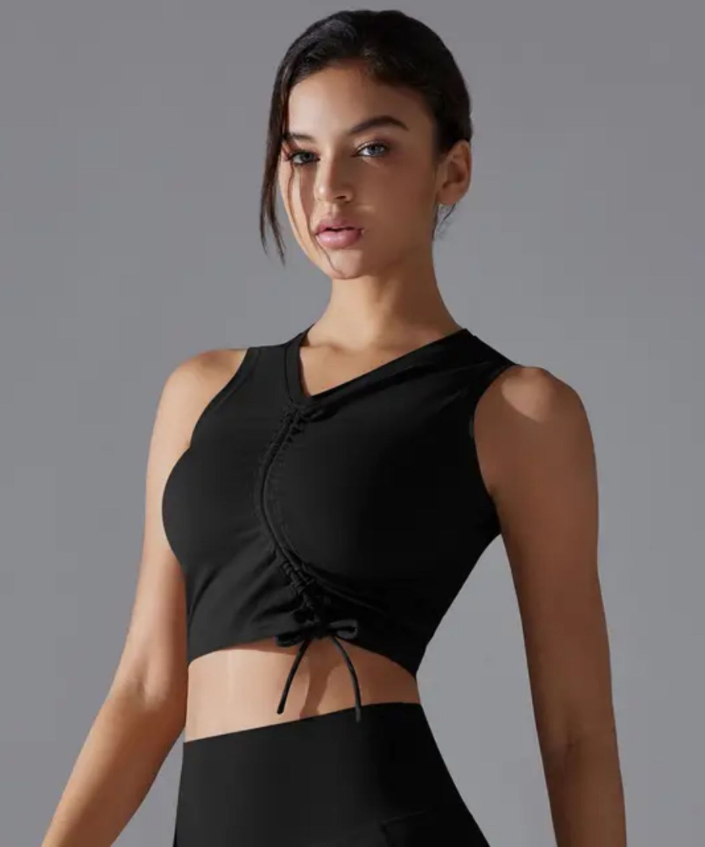 Cropped Padded Tank Top ANJE REBEL