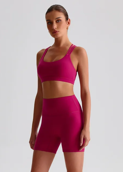 Straps Sports Bra Shorts Set ANJE REBEL