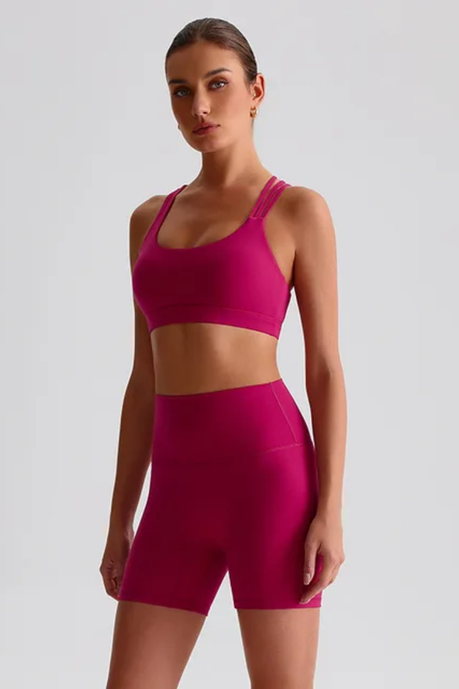Straps Sports Bra Shorts Set ANJE REBEL