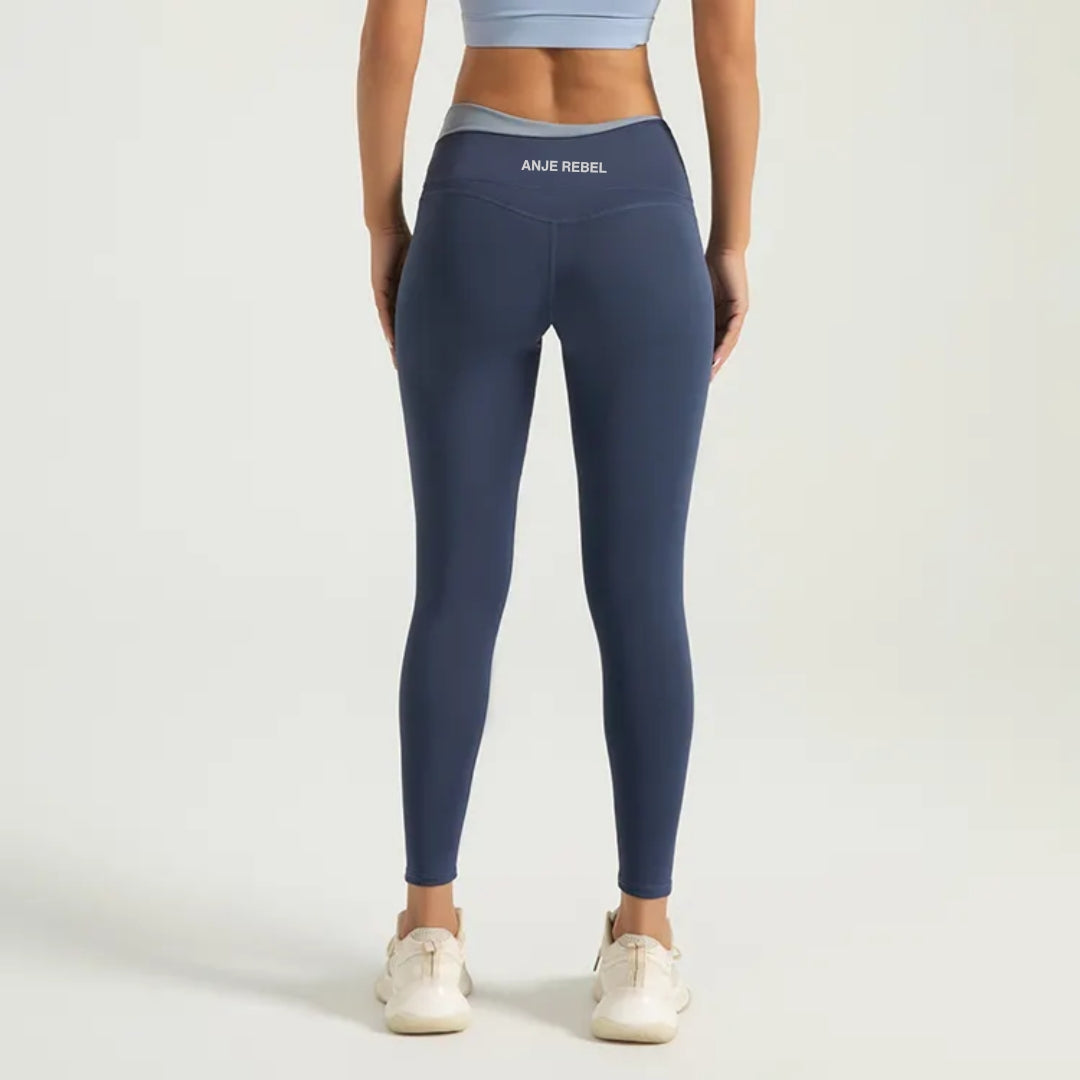 Duo Shade Yoga Leggings ANJE REBEL