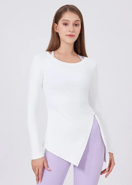 Asymmetrical Long Sleeves Shirt ANJE REBEL
