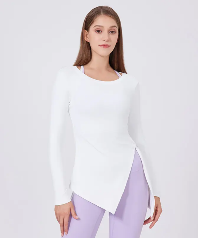 Asymmetrical Long Sleeves Shirt ANJE REBEL