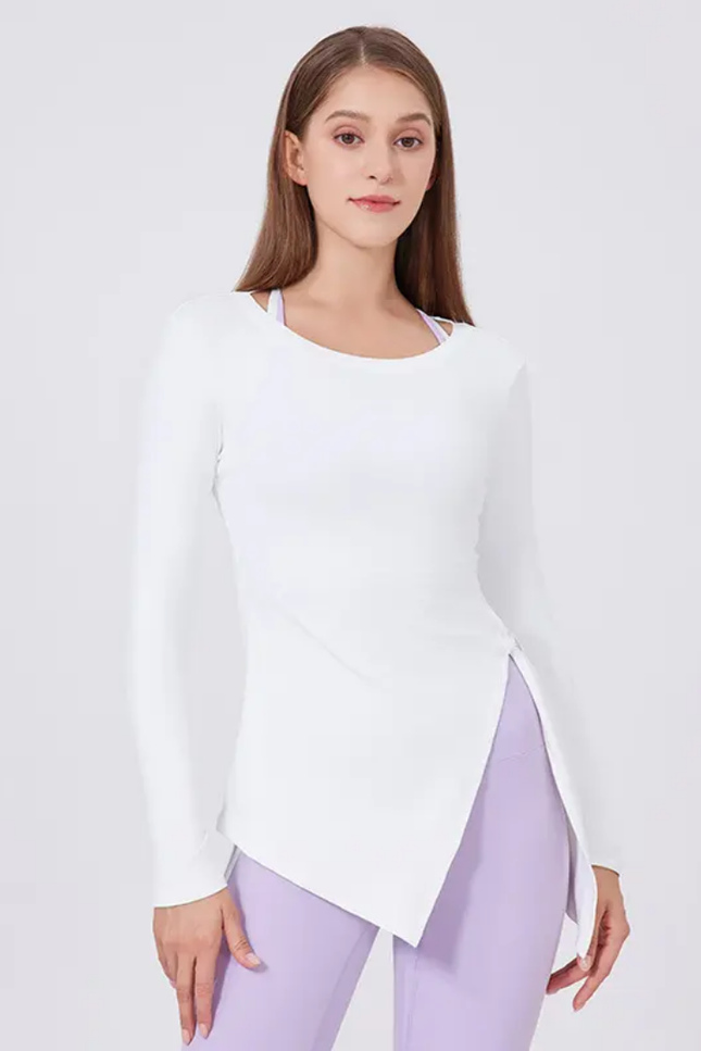 Asymmetrical Long Sleeves Shirt ANJE REBEL