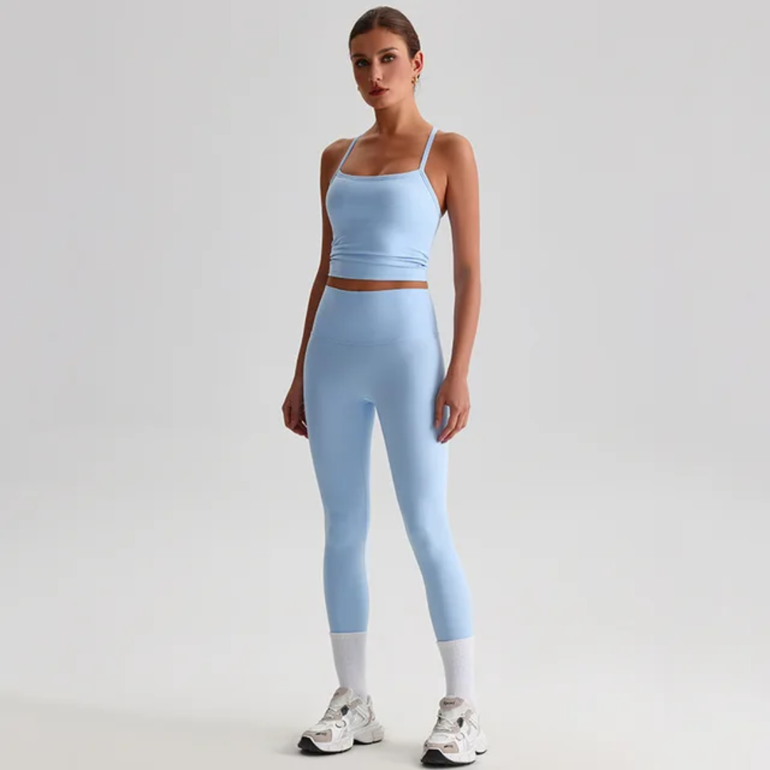 Straps Tank Top Leggings Set ANJE REBEL