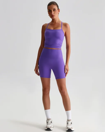 Straps Tank Top Shorts Set ANJE REBEL