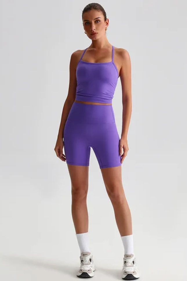 Straps Tank Top Shorts Set ANJE REBEL