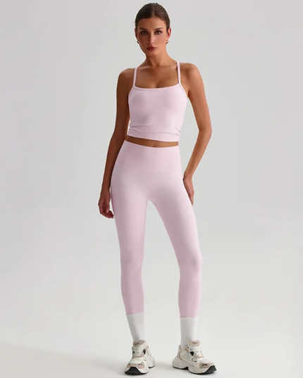 Straps Tank Top Leggings Set ANJE REBEL
