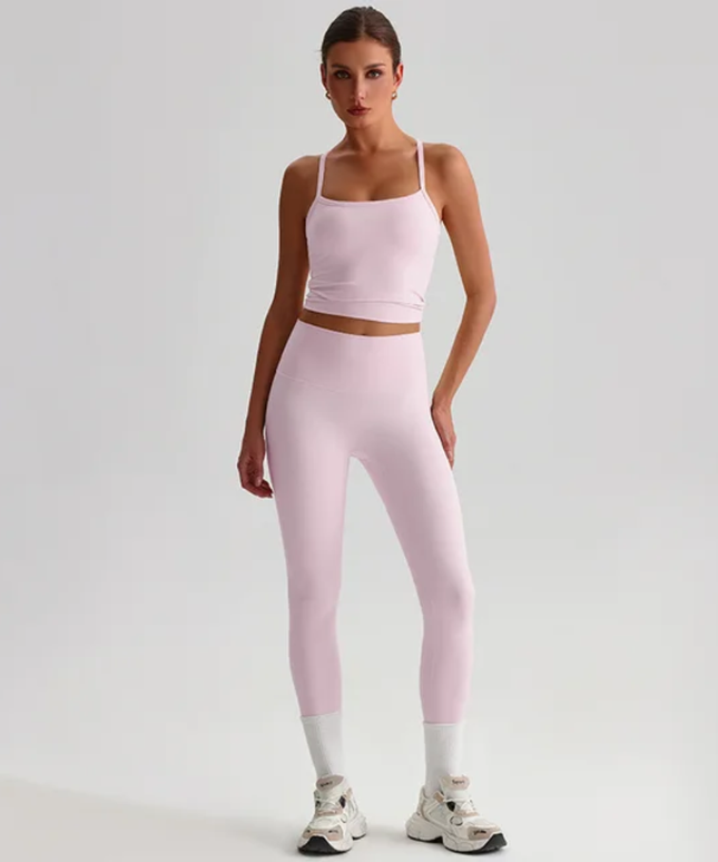 Straps Tank Top Leggings Set ANJE REBEL