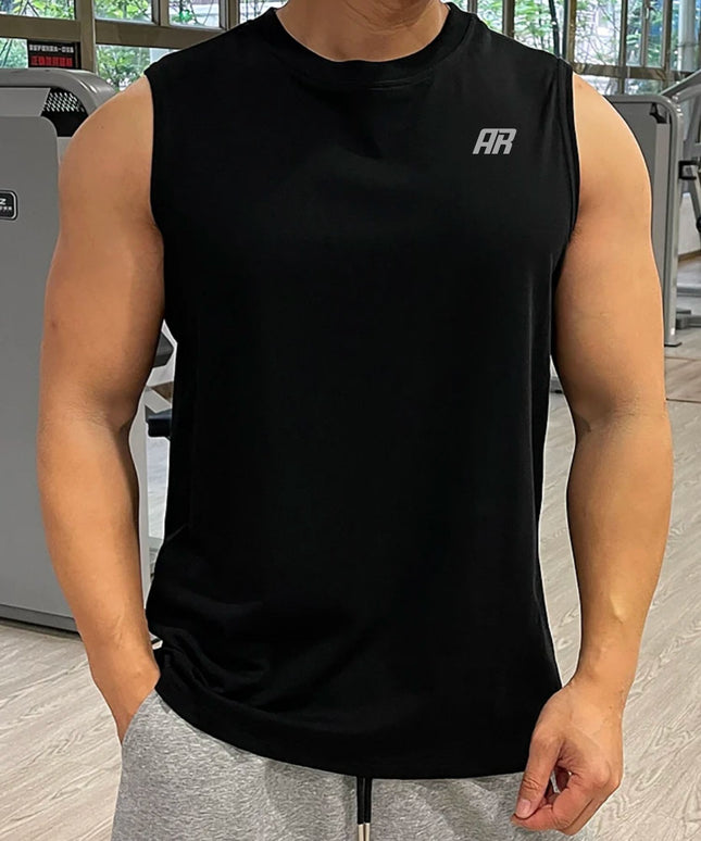 AR Men's Organic Cotton Vest - ANJE REBEL