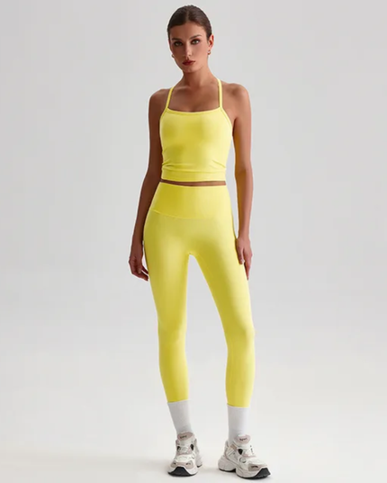 Straps Tank Top Leggings Set ANJE REBEL