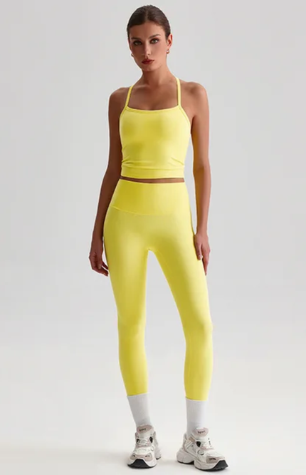 Straps Tank Top Leggings Set ANJE REBEL