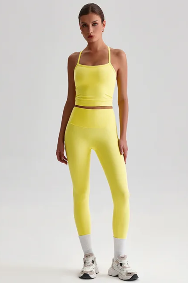 Straps Tank Top Leggings Set ANJE REBEL