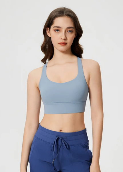 Cross-Back Sports Bra ANJE REBEL