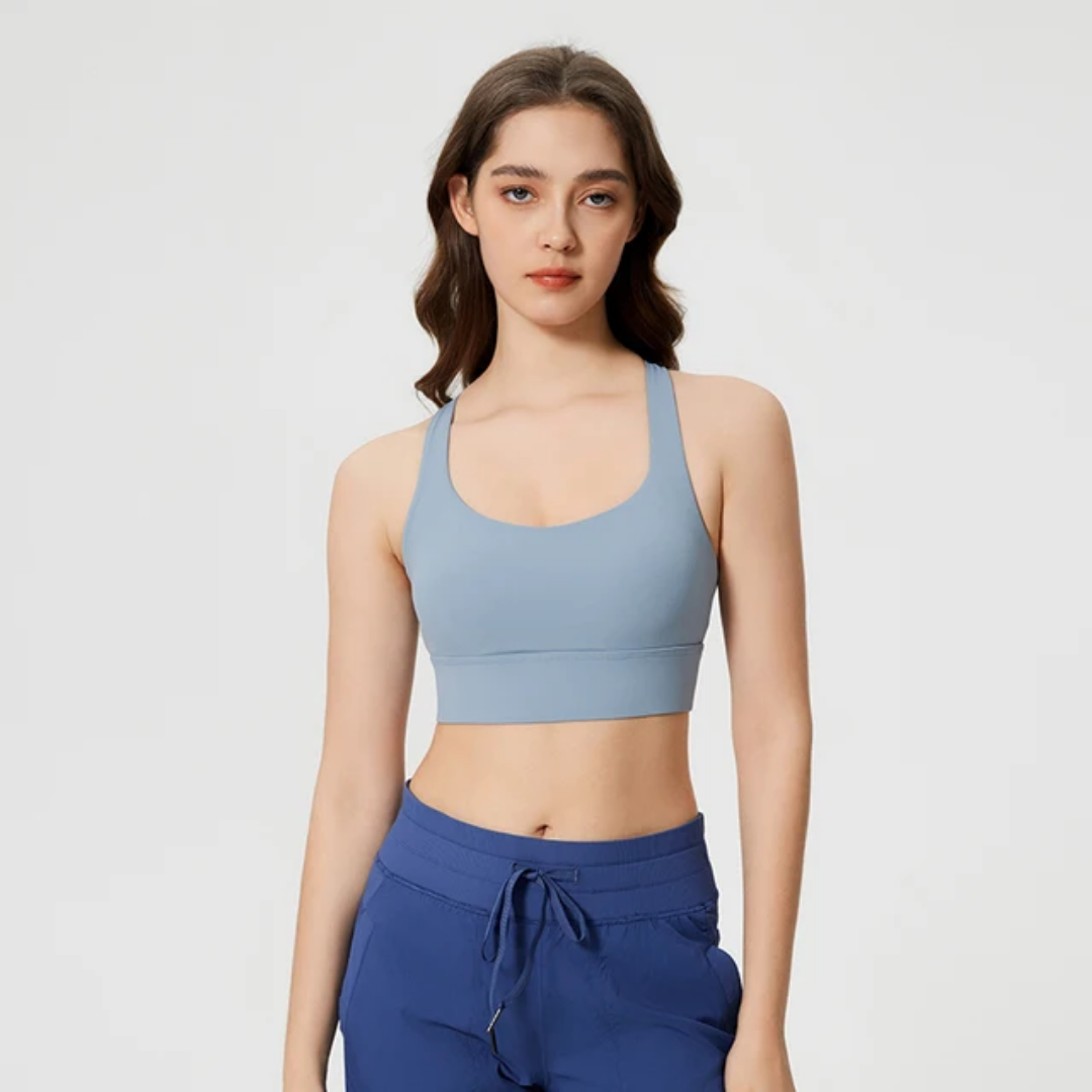 Cross-Back Sports Bra ANJE REBEL