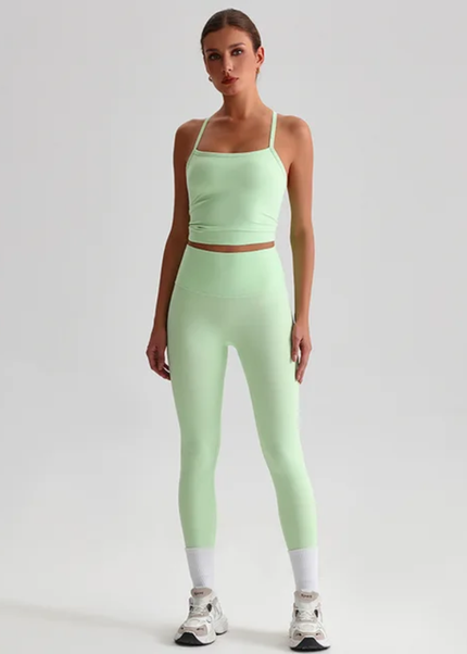 Straps Tank Top Leggings Set ANJE REBEL