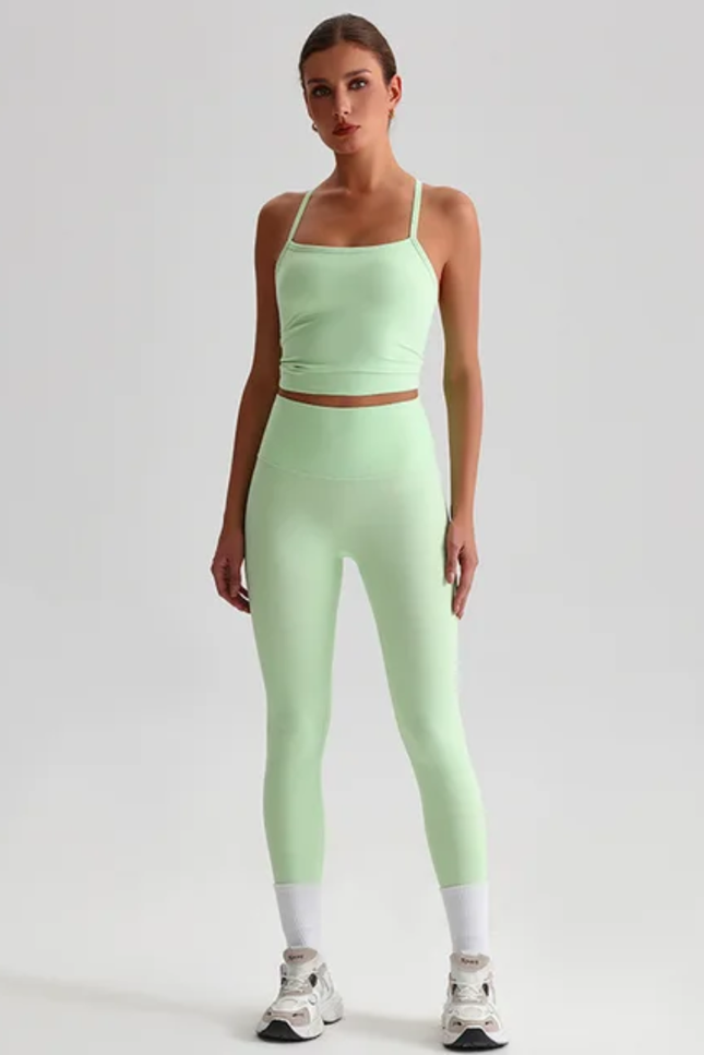 Straps Tank Top Leggings Set ANJE REBEL