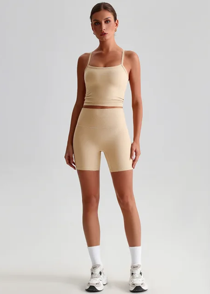 Straps Tank Top Shorts Set ANJE REBEL