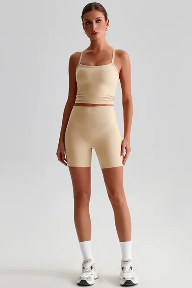 Straps Tank Top Shorts Set ANJE REBEL