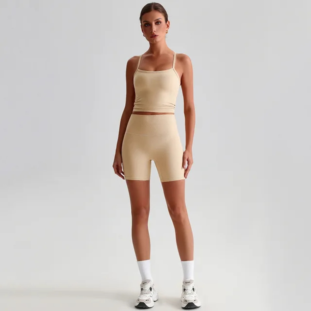 Straps Tank Top Shorts Set ANJE REBEL