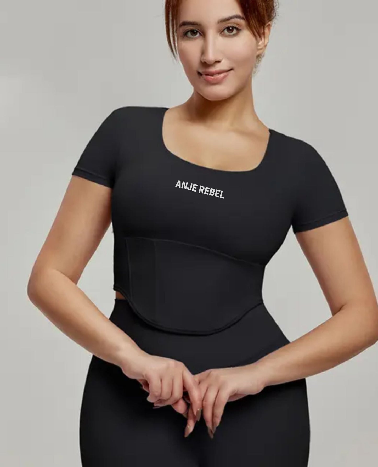 Abs-Support Cropped Shirt ANJE REBEL