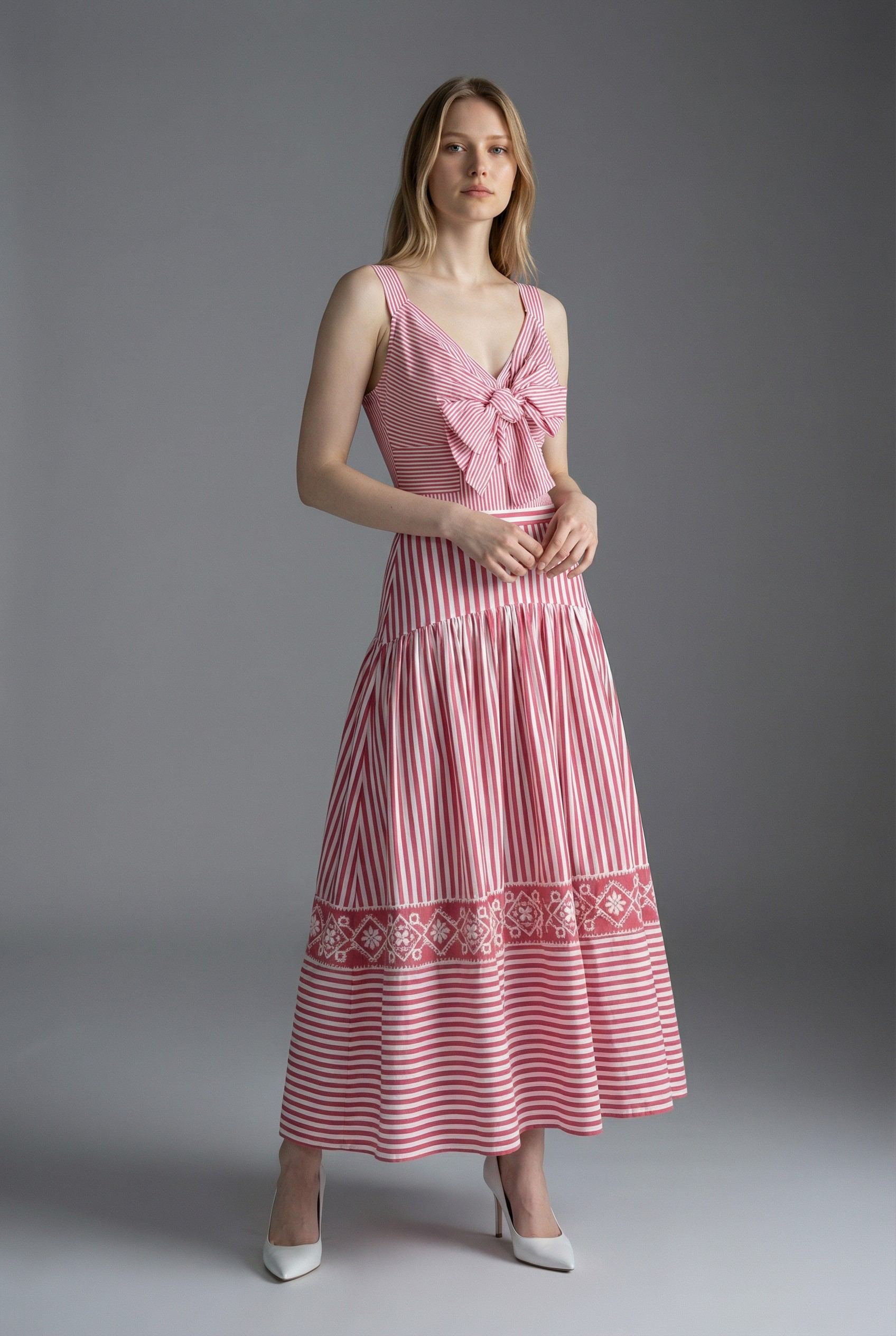 Pretty Dolly Full Suit Swimwear with Matching Long Skirt ANJE REBEL