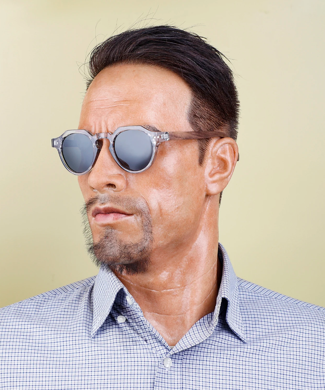 Hexagon Wood Sunglasses ANJE REBEL