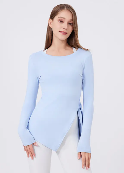 Asymmetrical Long Sleeves Shirt ANJE REBEL