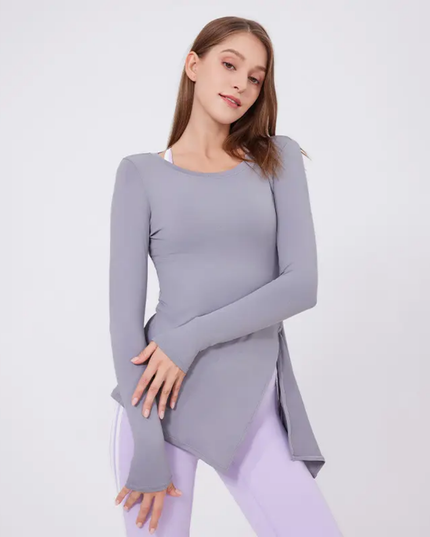 Asymmetrical Long Sleeves Shirt ANJE REBEL