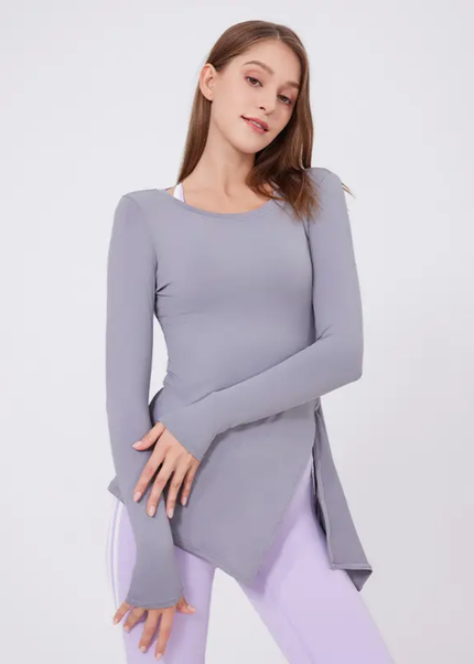 Asymmetrical Long Sleeves Shirt ANJE REBEL