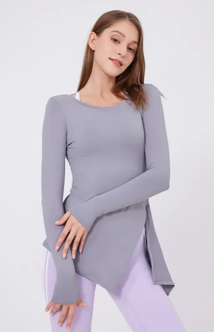 Asymmetrical Long Sleeves Shirt ANJE REBEL