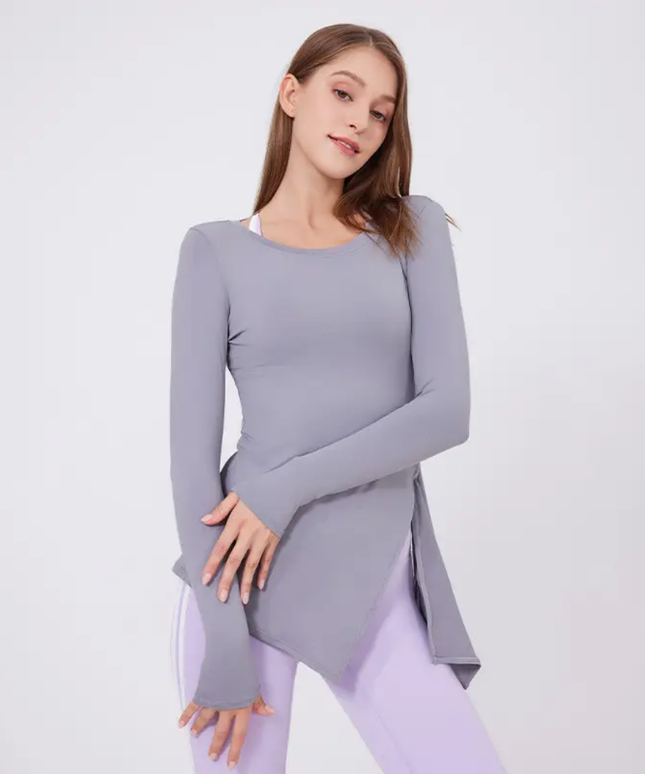 Asymmetrical Long Sleeves Shirt ANJE REBEL