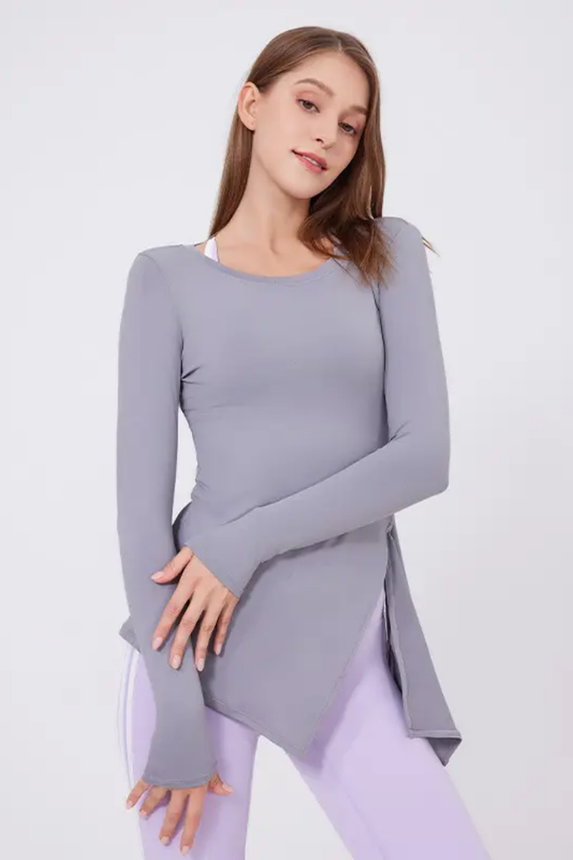 Asymmetrical Long Sleeves Shirt ANJE REBEL