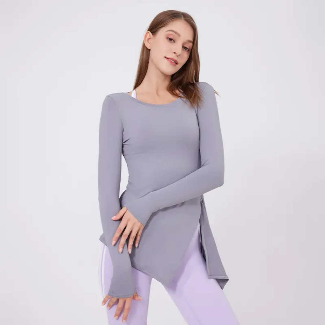 Asymmetrical Long Sleeves Shirt ANJE REBEL