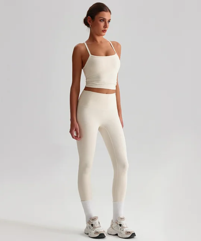 Straps Tank Top Leggings Set ANJE REBEL