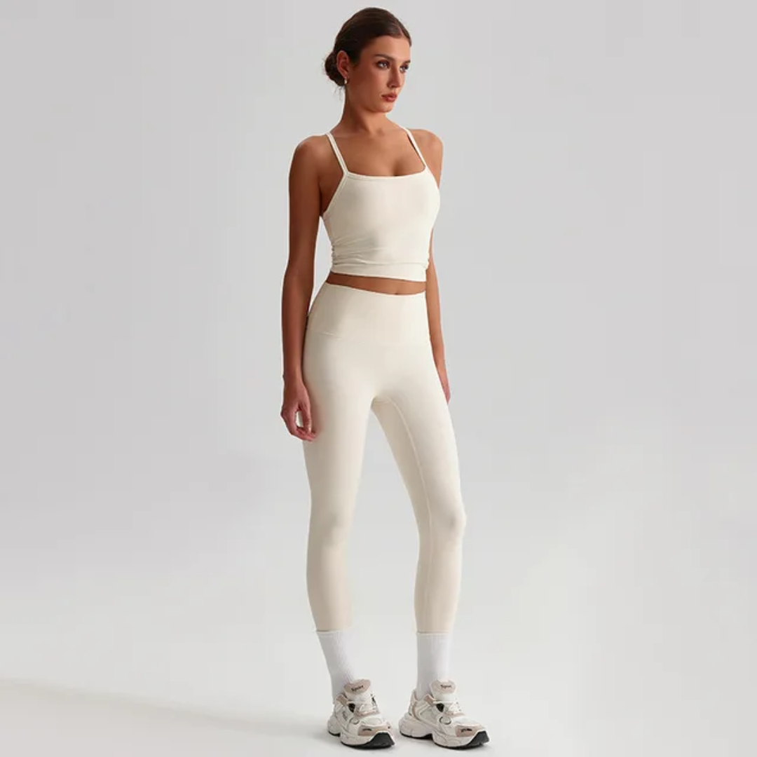 Straps Tank Top Leggings Set ANJE REBEL