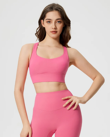 Cross-Back Sports Bra ANJE REBEL