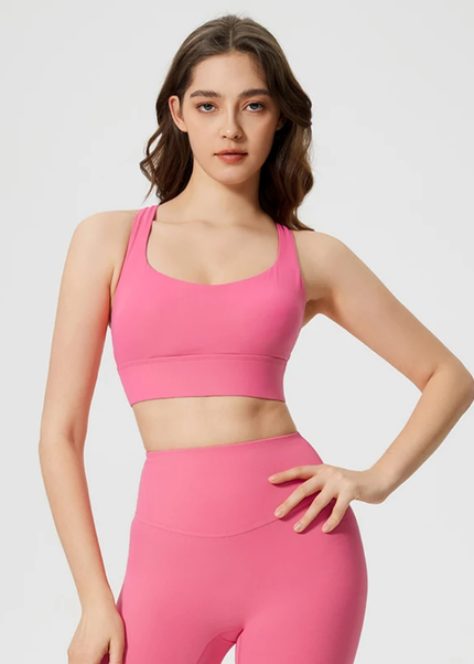 Cross-Back Sports Bra ANJE REBEL