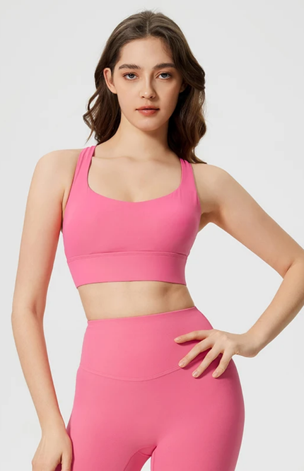 Cross-Back Sports Bra ANJE REBEL
