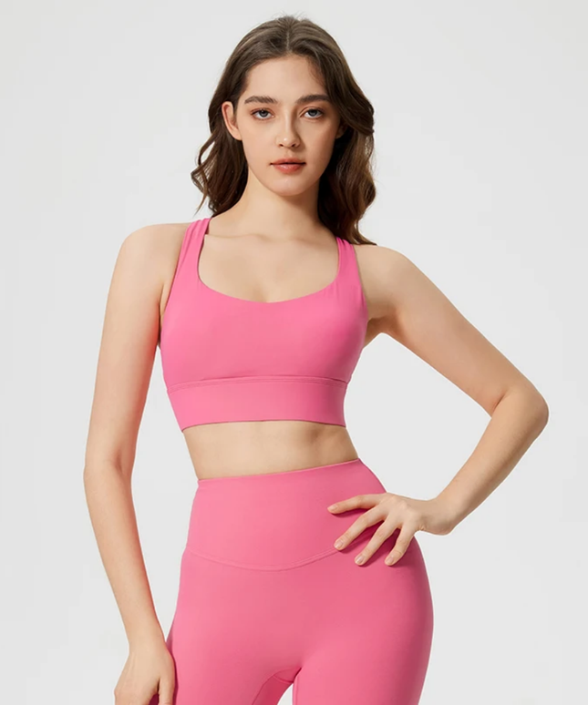 Cross-Back Sports Bra ANJE REBEL