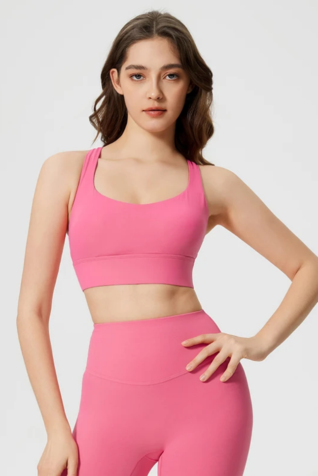 Cross-Back Sports Bra ANJE REBEL