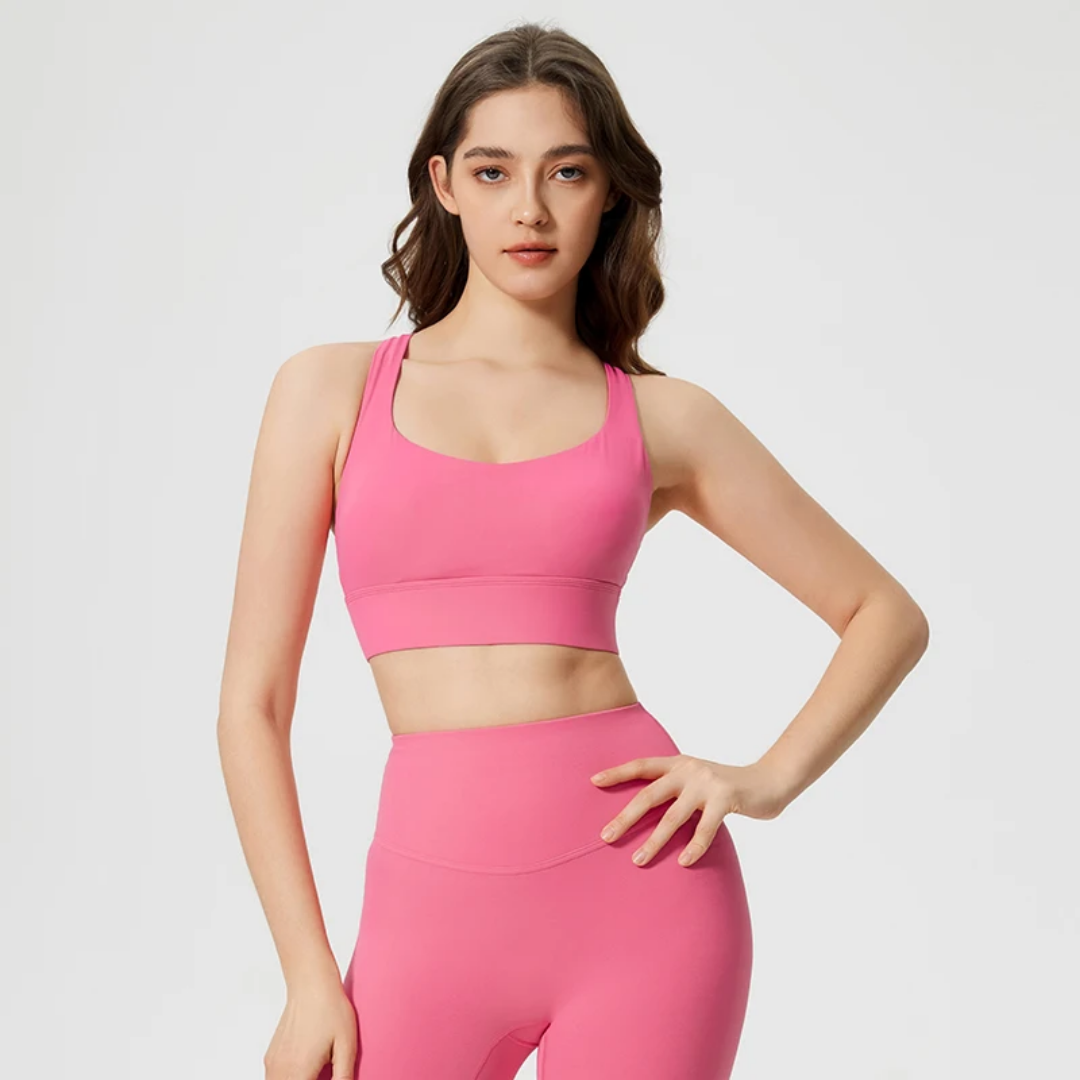 Cross-Back Sports Bra ANJE REBEL