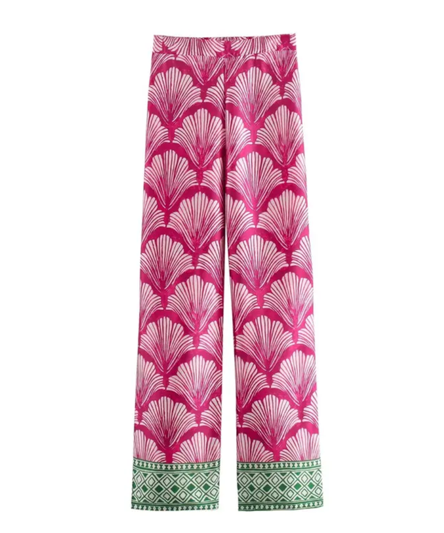 Kesha Bohemian Wide-Legged Pants ANJE REBEL