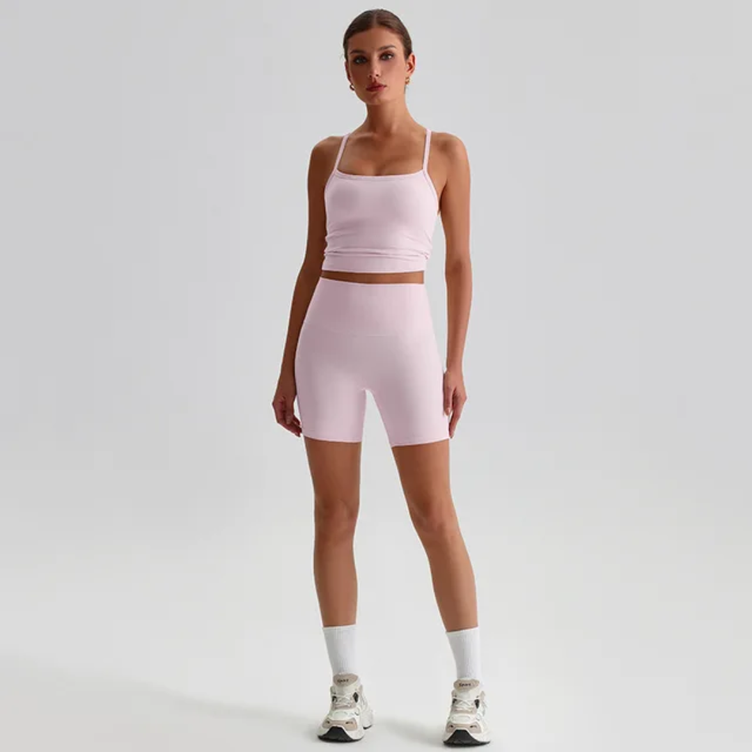 Straps Tank Top Shorts Set ANJE REBEL
