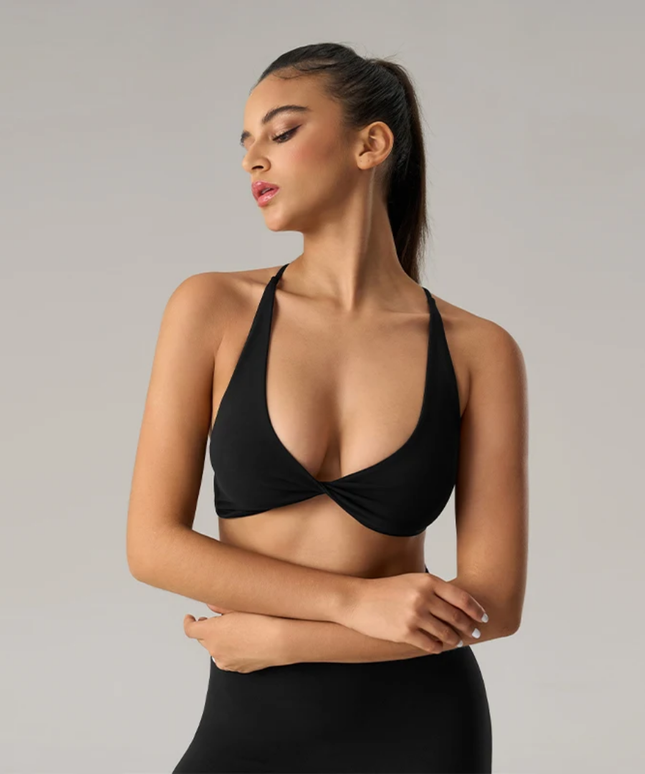 Ribbon Twist Sports Bra ANJE REBEL