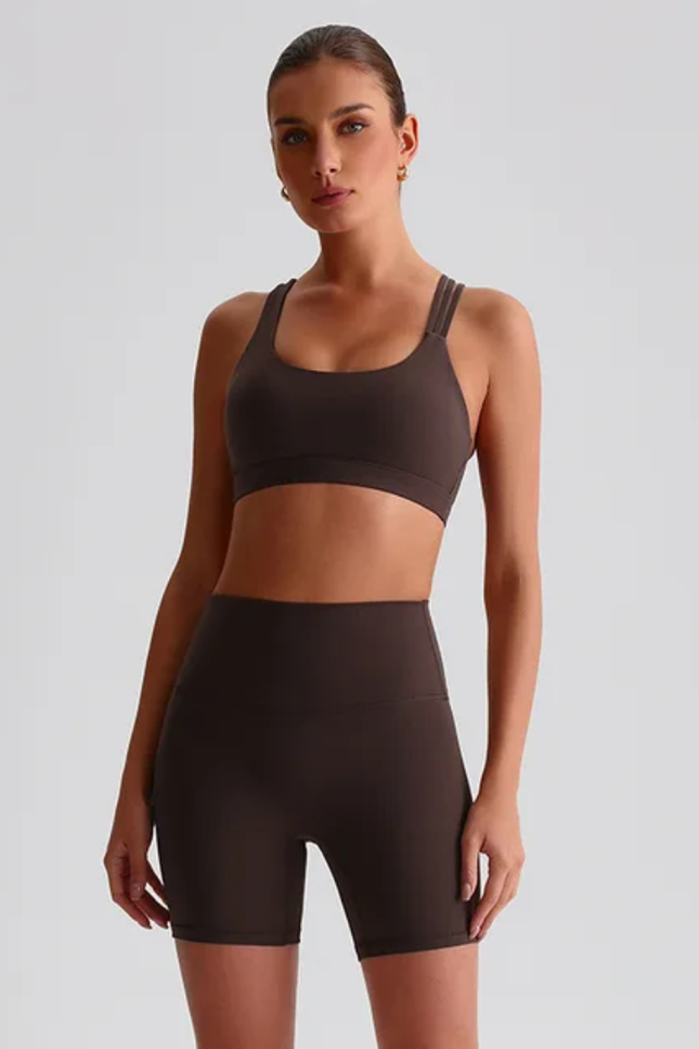 Straps Sports Bra Shorts Set ANJE REBEL