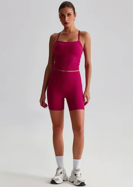 Straps Tank Top Shorts Set ANJE REBEL