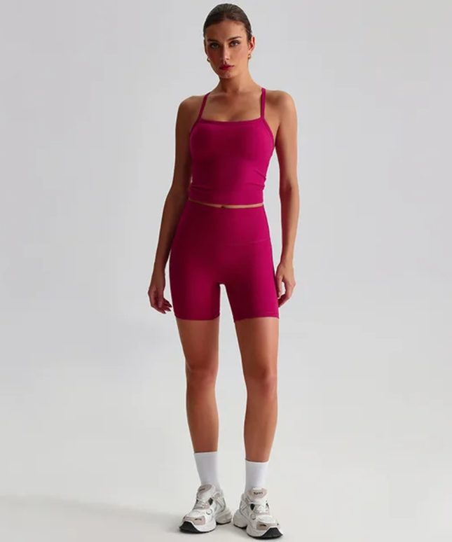 Straps Tank Top Shorts Set ANJE REBEL
