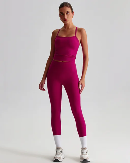Straps Tank Top Leggings Set ANJE REBEL