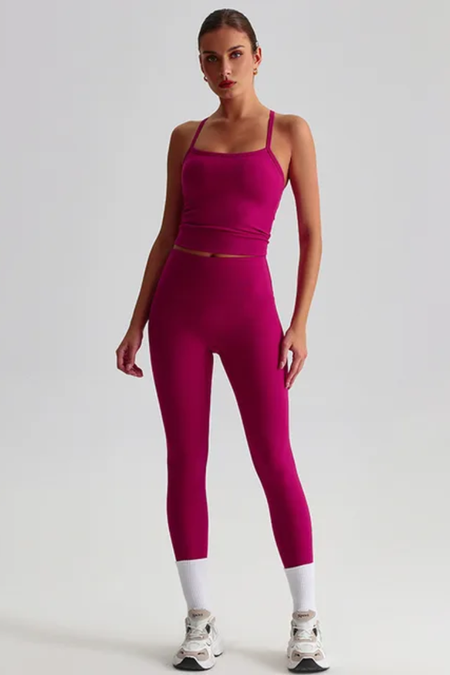 Straps Tank Top Leggings Set ANJE REBEL